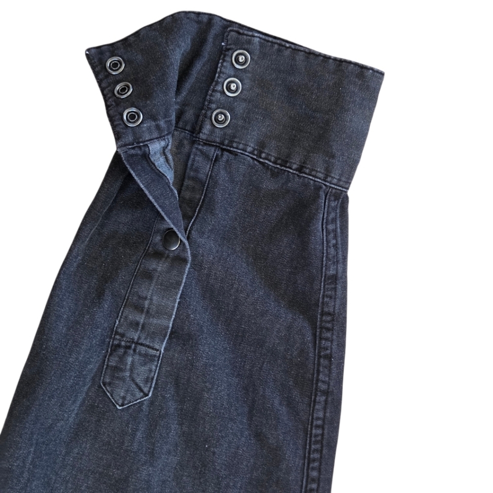 Polo Ralph Lauren Men's XXL Western Shirt Washed Black 100% Cotton Snap Front - Picture 6 of 16